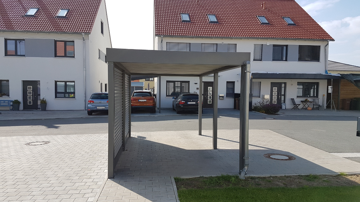 Einzel Carport Aus Stahl BRANDL