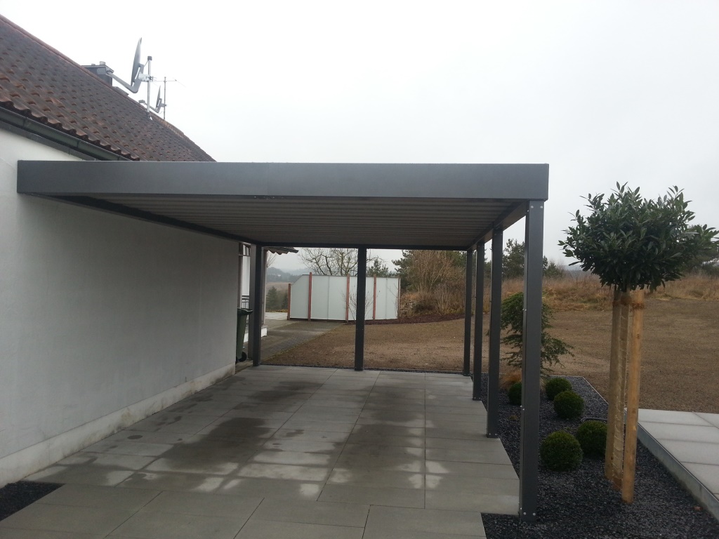Einzel Carport Mit Wandmontage News Brandl