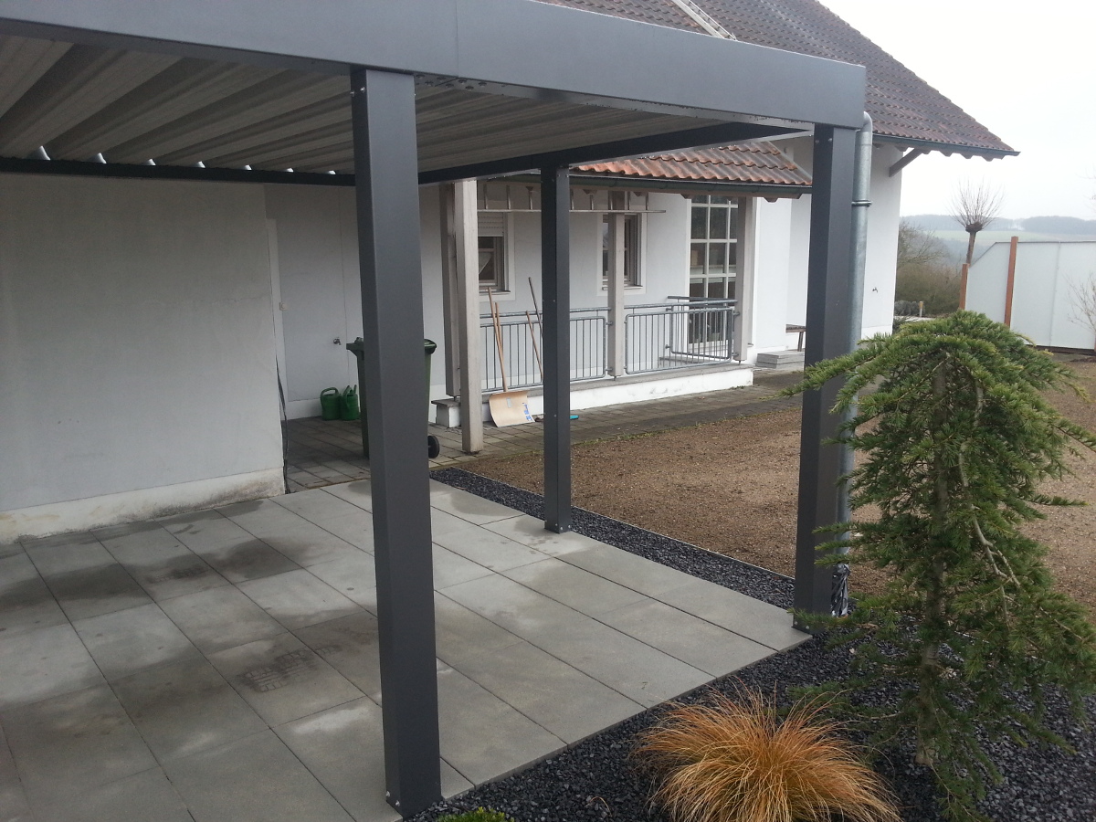 Einzel Carport Mit Wandmontage News Brandl