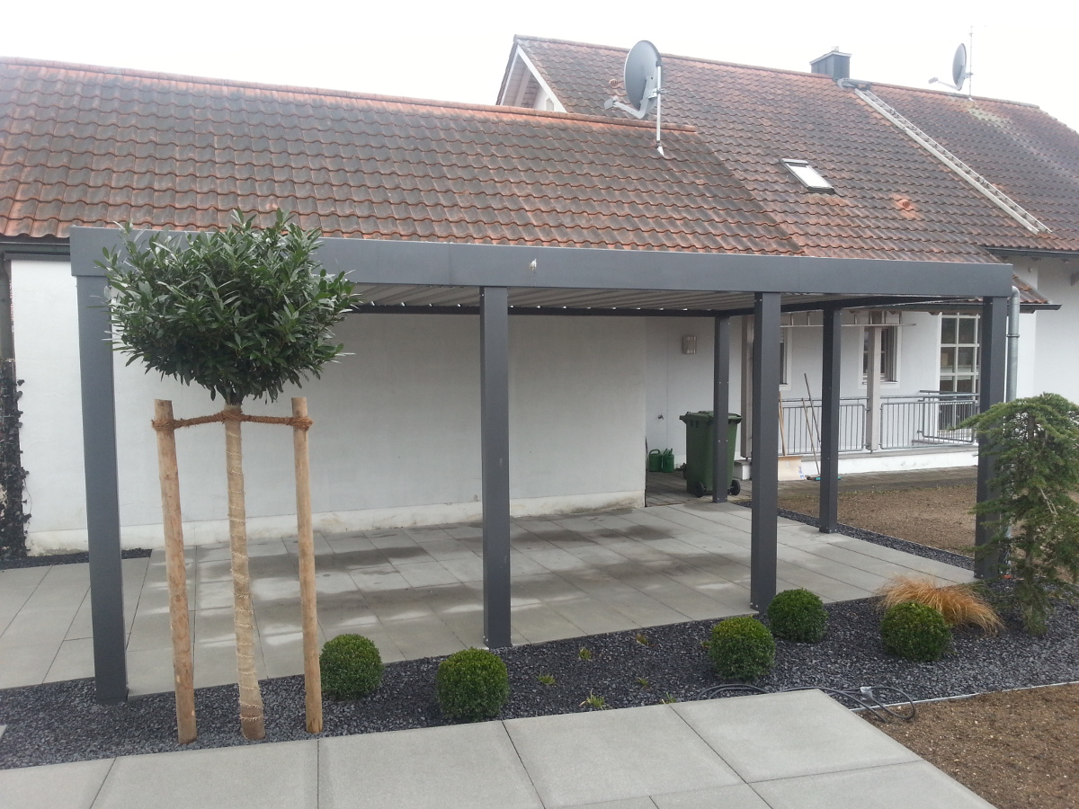 Einzel Carport Mit Wandmontage News Brandl