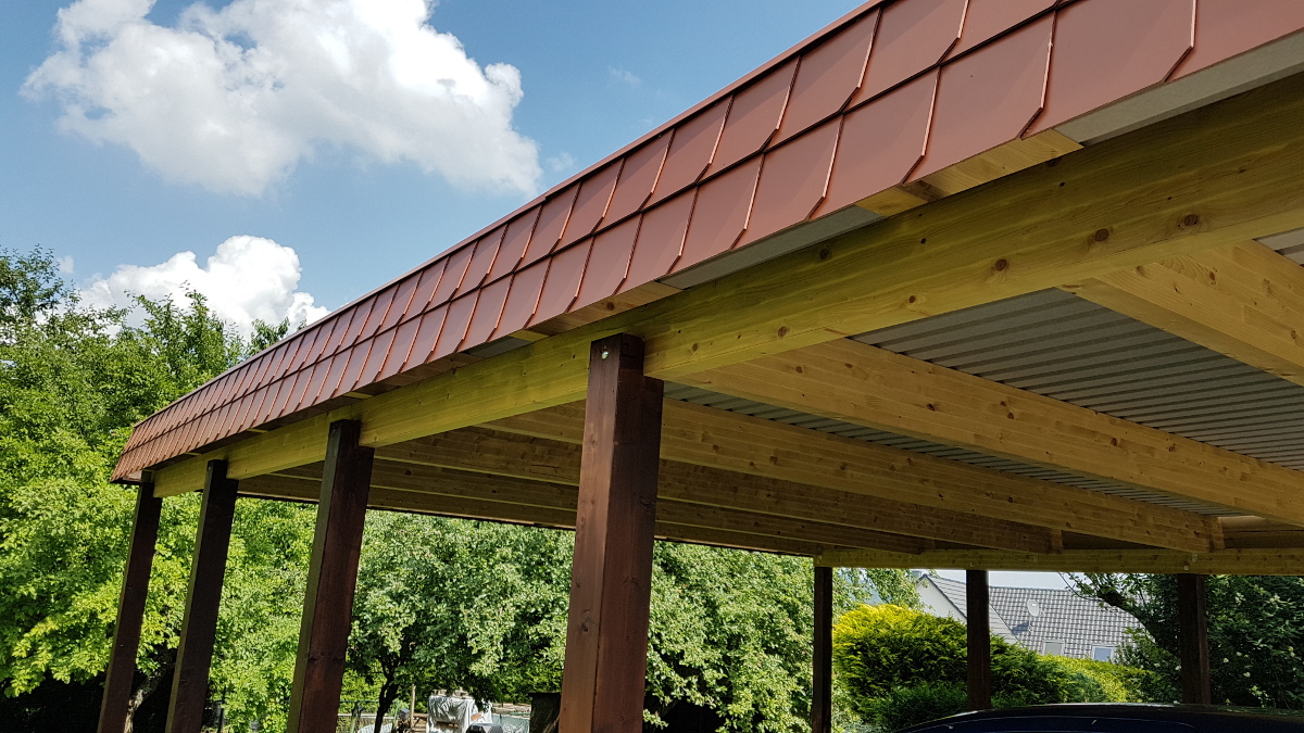 Doppel Carport Aus Holz BRANDL