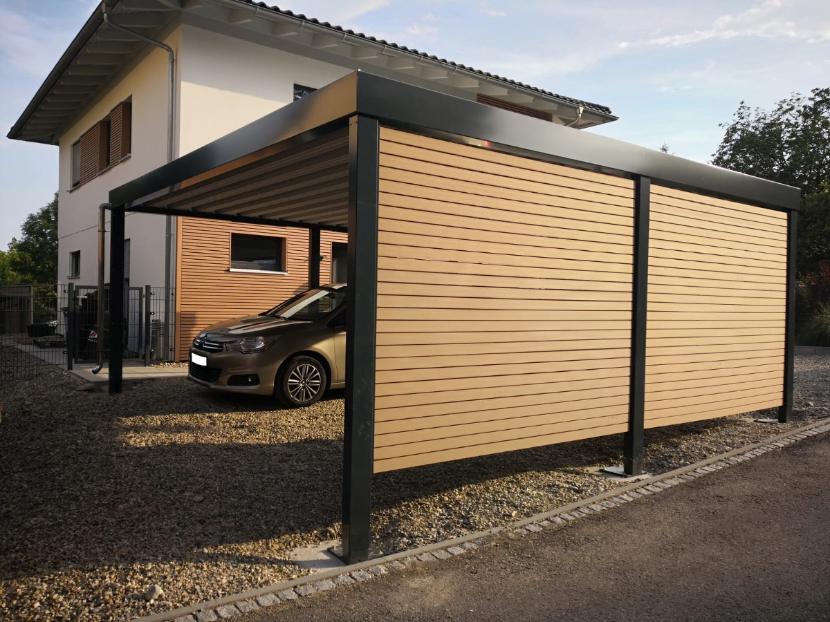 Doppel Carport Aus Stahl BRANDL