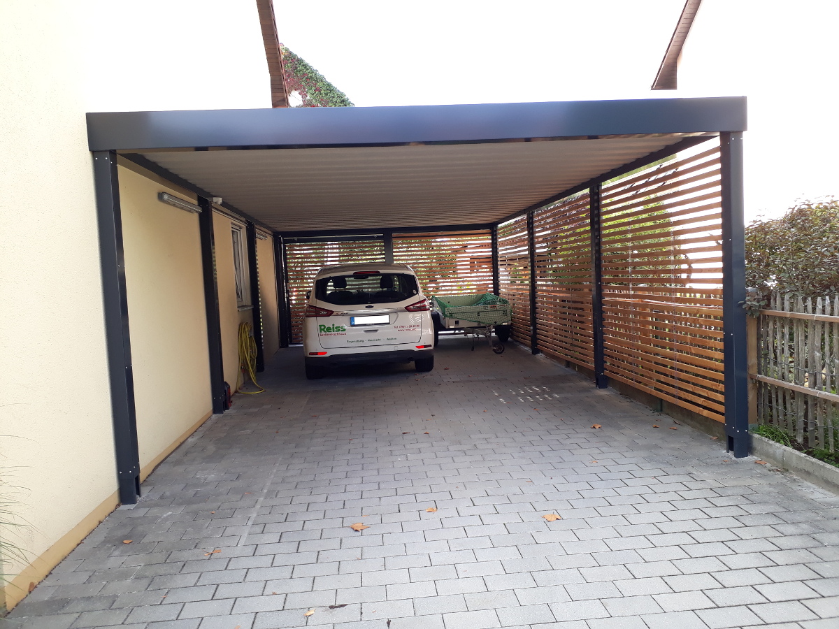 Einzel Carport Aus Stahl BRANDL