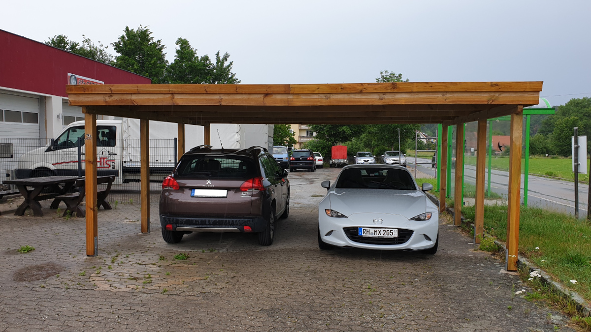 Doppel Carport Aus Holz News BRANDL