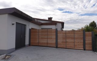 Sichtschutzwand im Carport-Stil - BRANDL