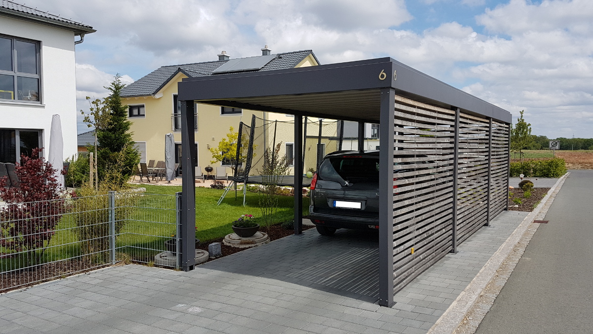 Carport aus Stahl - BRANDL