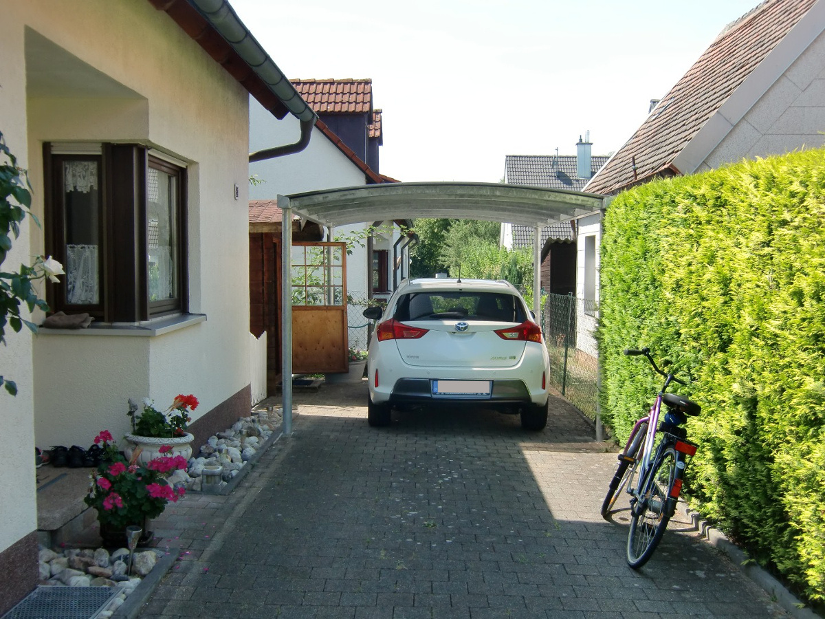 Einzel-Carport mit Bogendach (Überdachung) - BRANDL