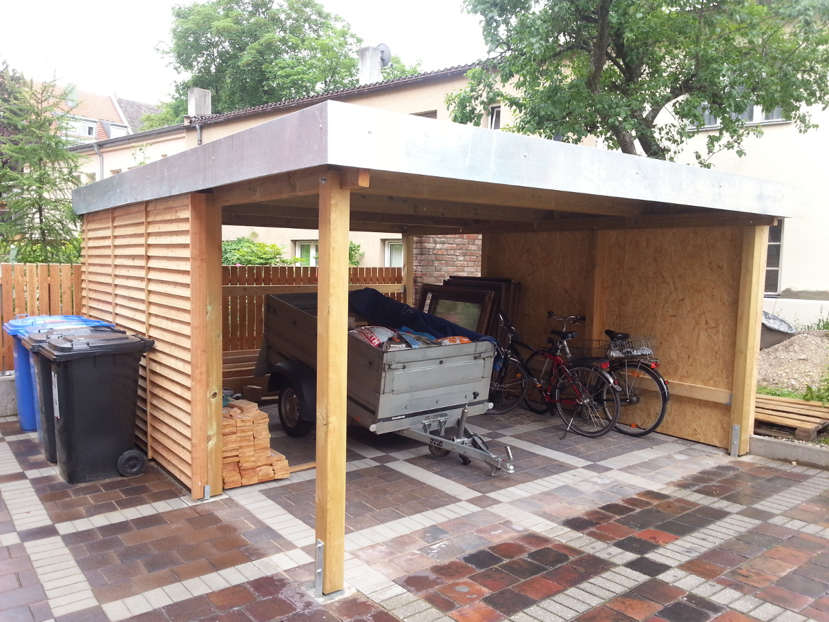 Einzel-Carport aus Holz - BRANDL