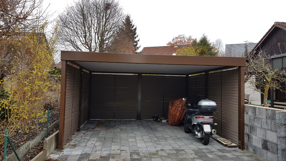 Doppel-Carport - BRANDL