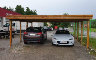 Doppel-Carport aus Holz - BRANDL