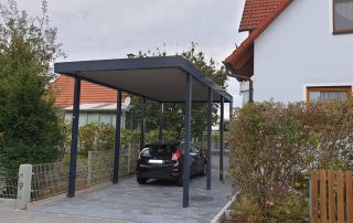 Einzel-Carport aus Stahl – für Wohnwagen oder Wohnmobil - BRANDL