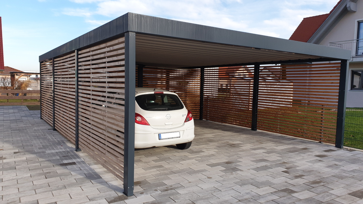 Carport Mit Abstellraum Hinten