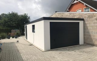 Einzel-Garage aus Stahl mit Sektionaltor - BRANDL