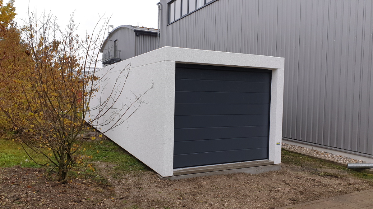 Ausstattung und Zubehör zu vorgefertigten Garage aus Beton