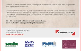 Einladung zum Tag der offenen Tür in Lampersdorf